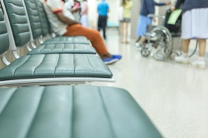 Waiting seats for patients in the hospital