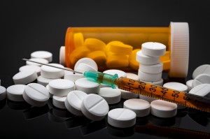 Opioid epidemic and drug abuse concept