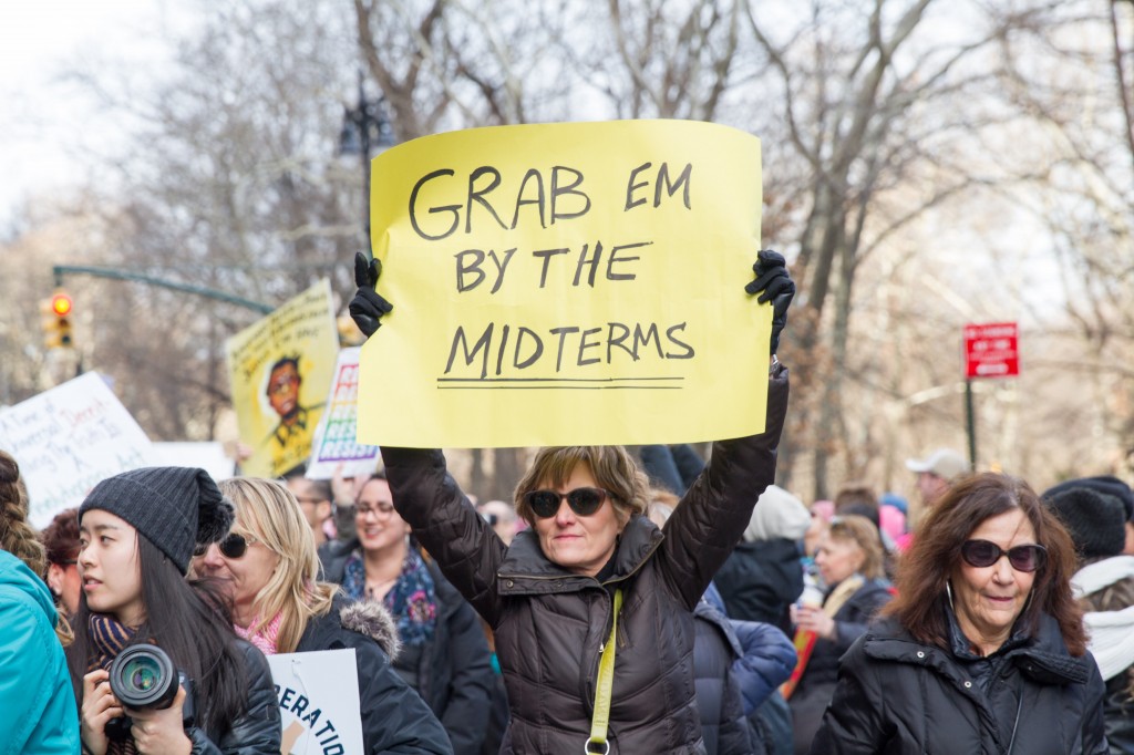 Photo of demonstrators at the 2018 Women's March from Mirah Curzer of Unsplash.