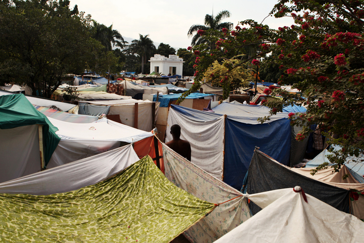 Displaced Person Camp in Haiti