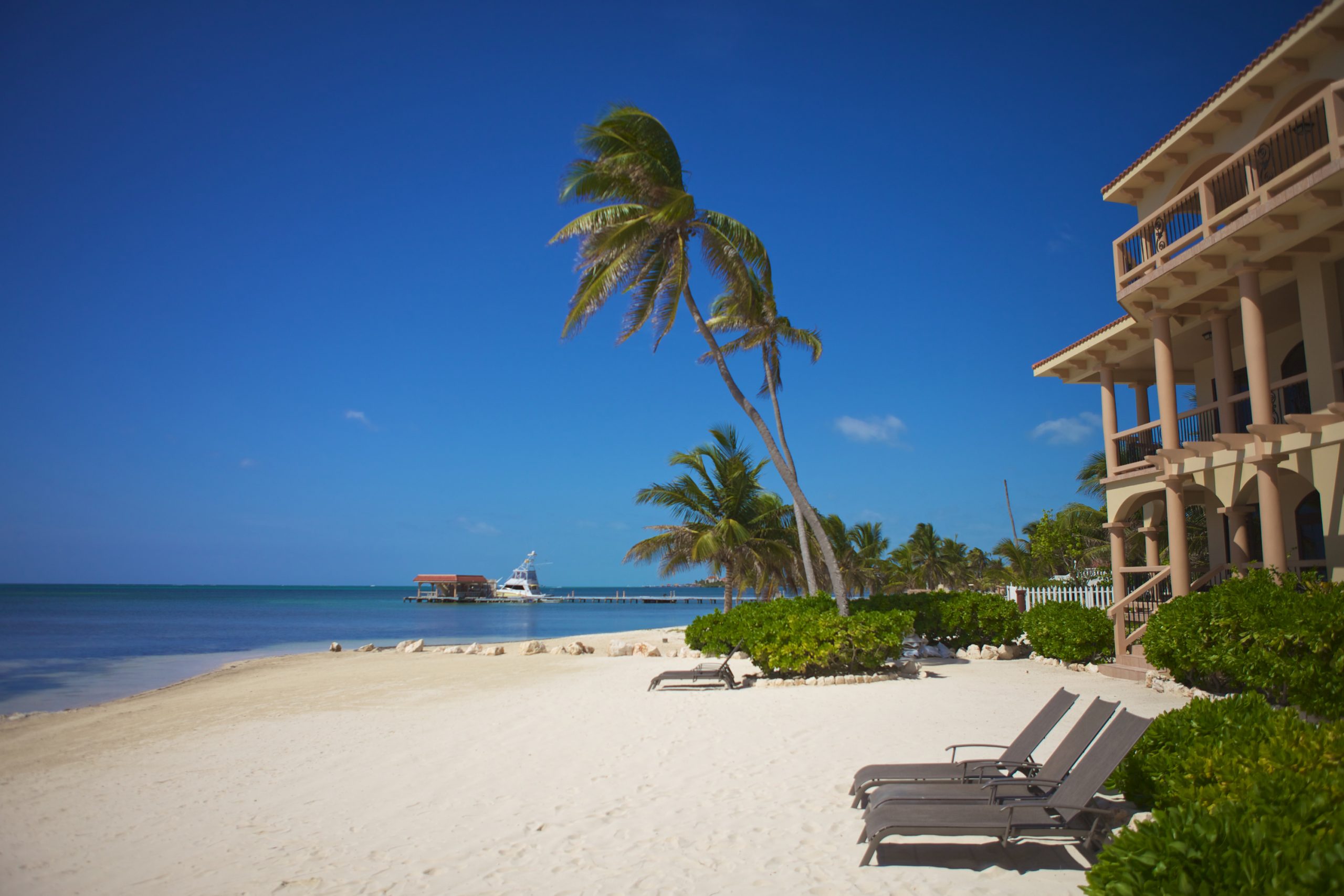 Beach Resort A beach resort in Belize