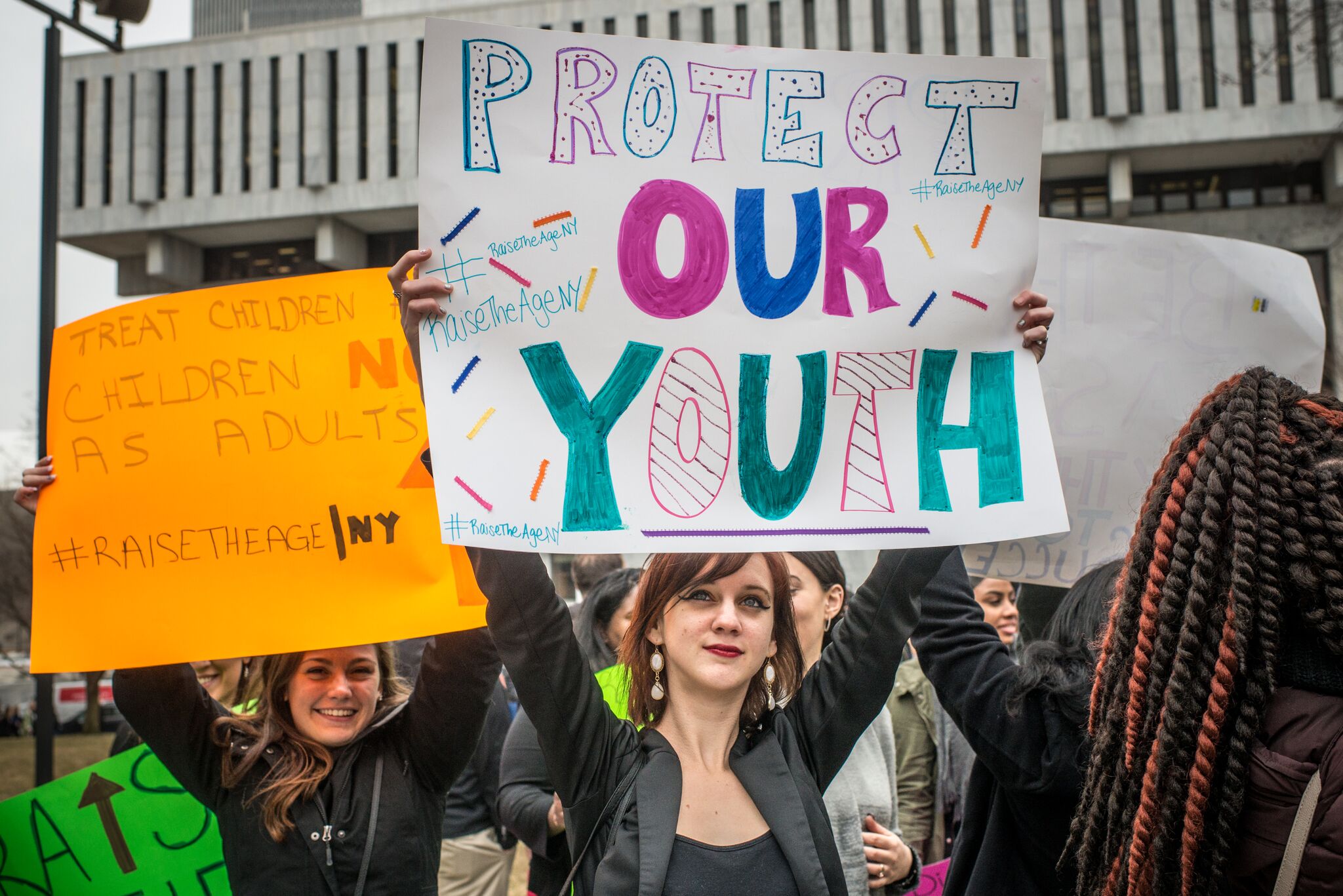 Social Work Groups Rally in New York to Raise the Age Youths Can be Criminally Charged as Adults