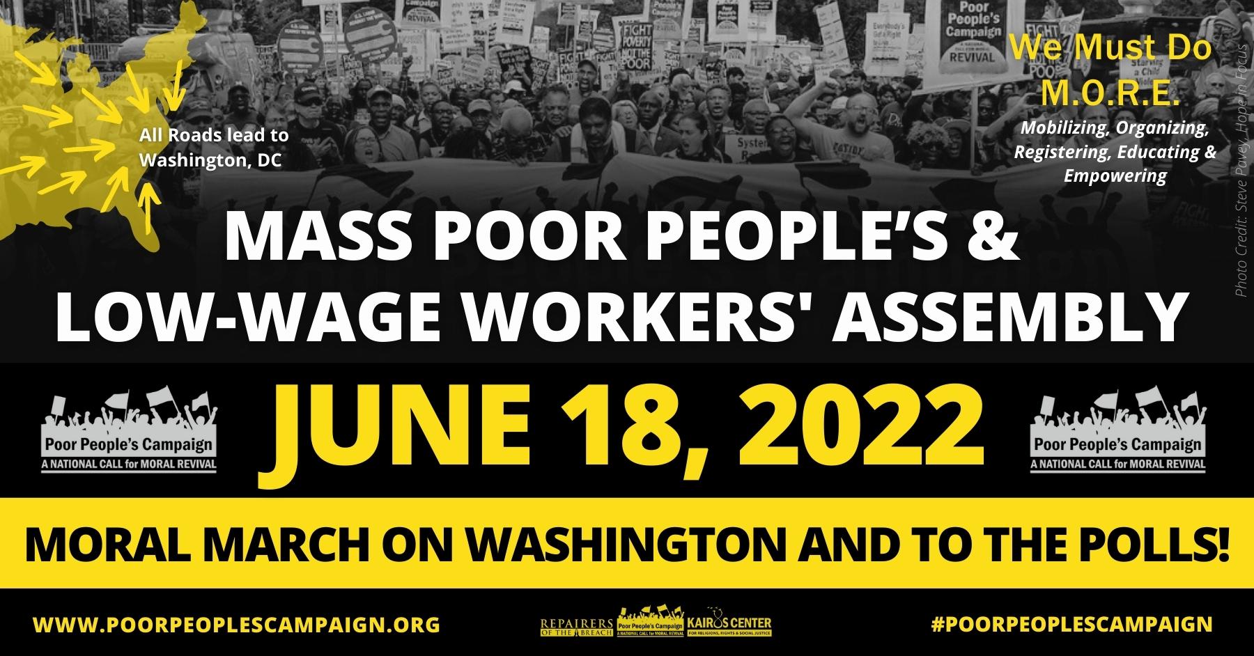 NASW is an Official Partner of the Poor People’s Campaign
