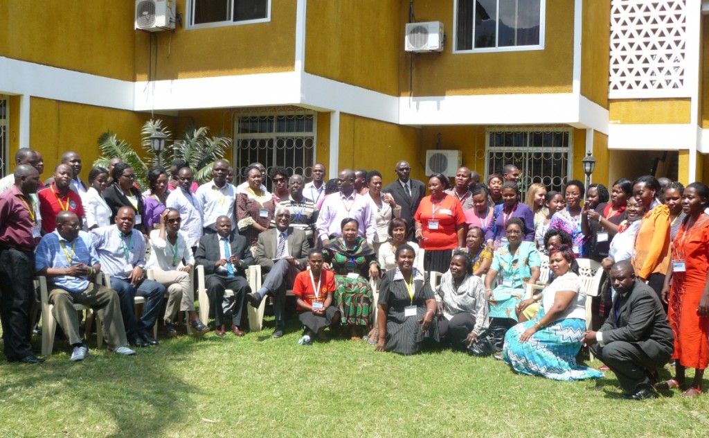 About 100 social workers gathered at the Tanzanian Association of Social Workers (TASWO) annual meeting.