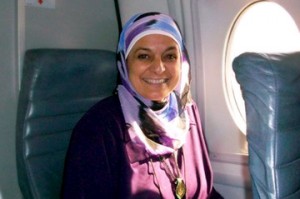 Rose Hamid, a flight attendant for US Airways, has spoken about the negative reaction she gets when wearing her hijab at work. Photo courtesy of Worldhum.com.