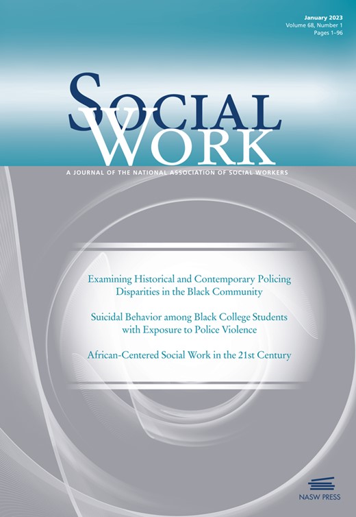 Disability Justice and Other Concerns: January 2023 Issue of Social Work